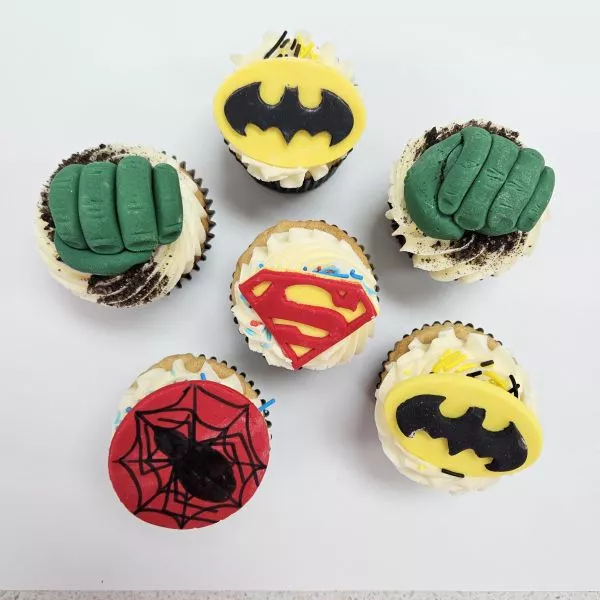 Superhero Cupcakes